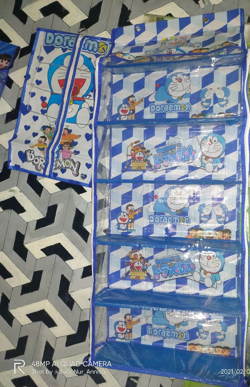 Paket Rak Gantung 4 In 1 Set Rak Tas + Rak Sepatu + Rak Jilbab + Rak Kosmetik Karakter