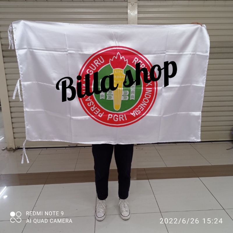 Bendera PGRI Bahan satin