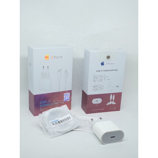 USB POWER ADAPTER CHARGER ORIGINAL untuk colokan lighting kabel data pd to lighting