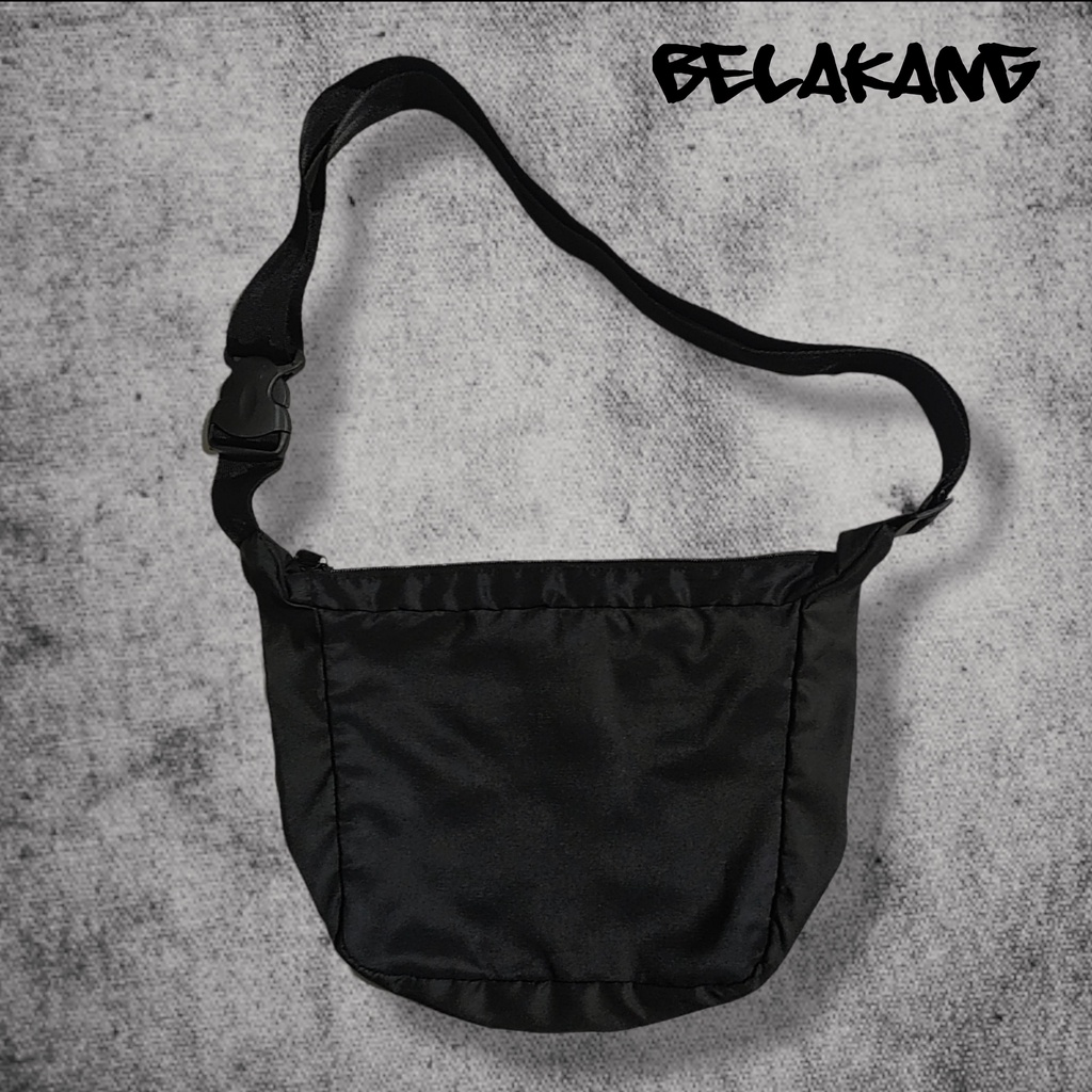 [BS014] Sling bag distro bahan halus anti air tas selempang wanita pria kualitas import