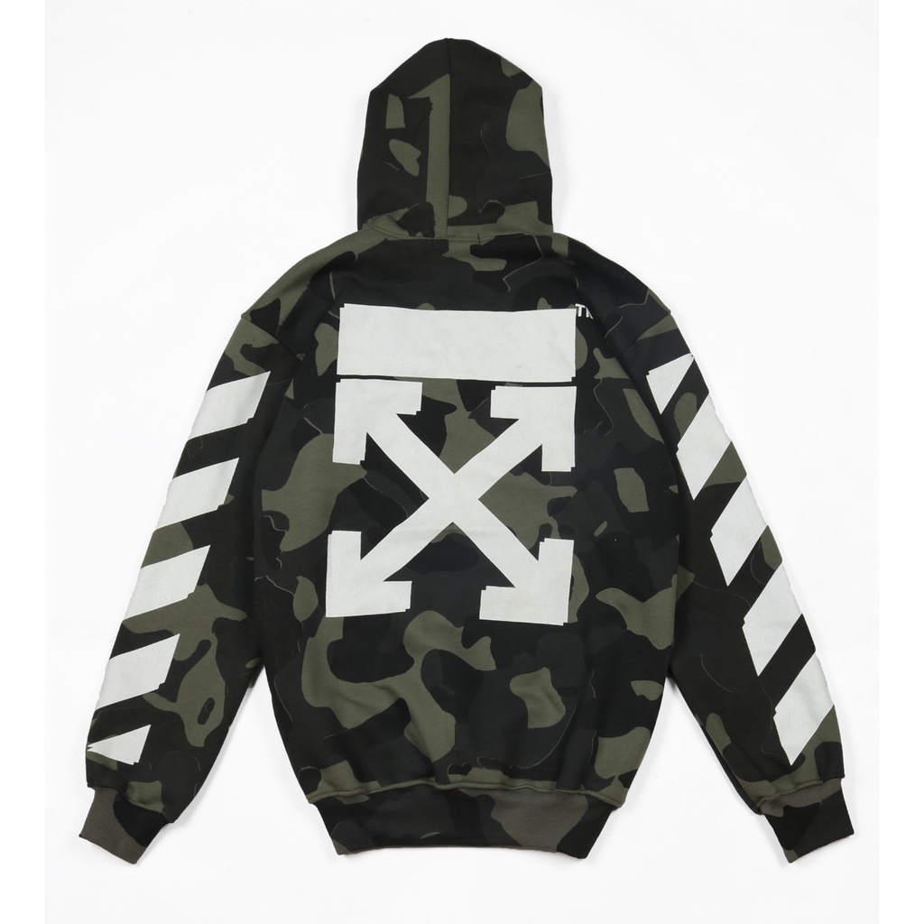 Jaket Sweater Hoodie OFF WHT X CHAMP CAMO – Fashion Trendy Casual Unisex Good Brand Quality 99% Realpict