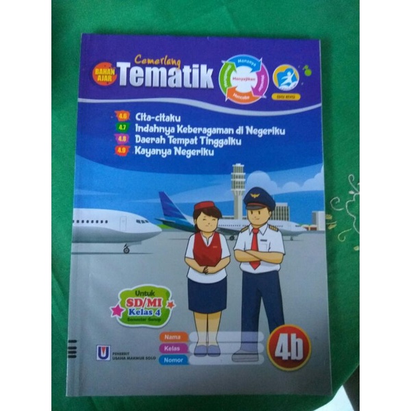 Buku LKS Cemerlang Tematik Kelas 4B