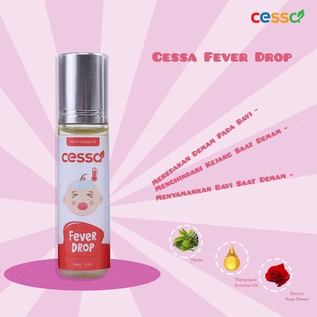 Cessa Fever Drop (0-2th) - Essential Oil Penurun Demam Anak