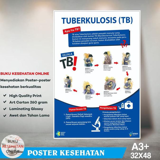 

Poster Kesehatan TUBERKULOSIS (B) - LAMINATING GLOSSY TERBATAS