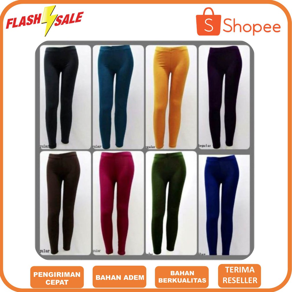 Legging Panjang Spandex Standar dan Jumbo / Legging Polos Spandex