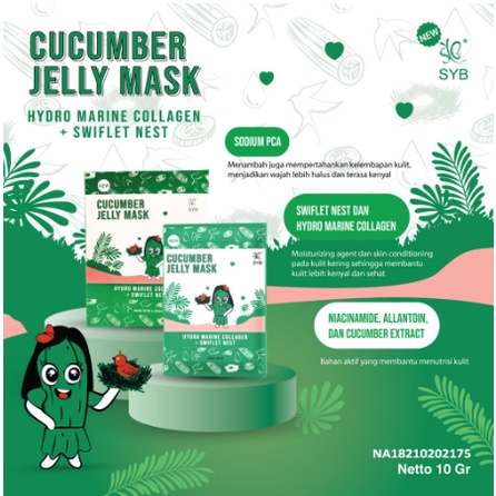 Syb Jelly Mask | Masker Wajah @ 1 Sachet