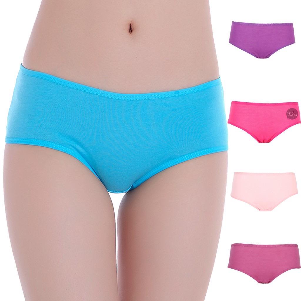 Undies Celana Dalam CD Wanita Polos Merk VELIA Ukuran ampe extra jumbo-DELVIA- XXXL