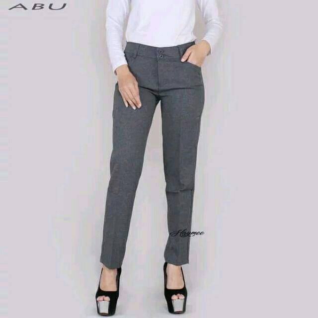 CELANA KANTOR FORMAL BAHAN WOOL IMPORT MURAH MERIAH