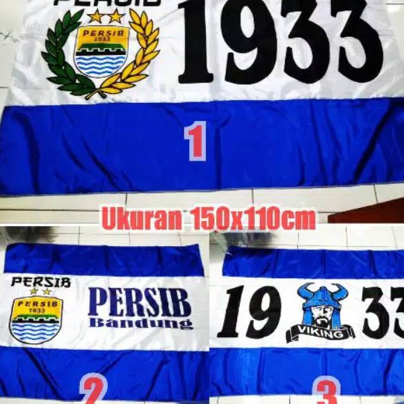 BEST SELLER Bendera persib viking BESAR u 150x90cm giant flag