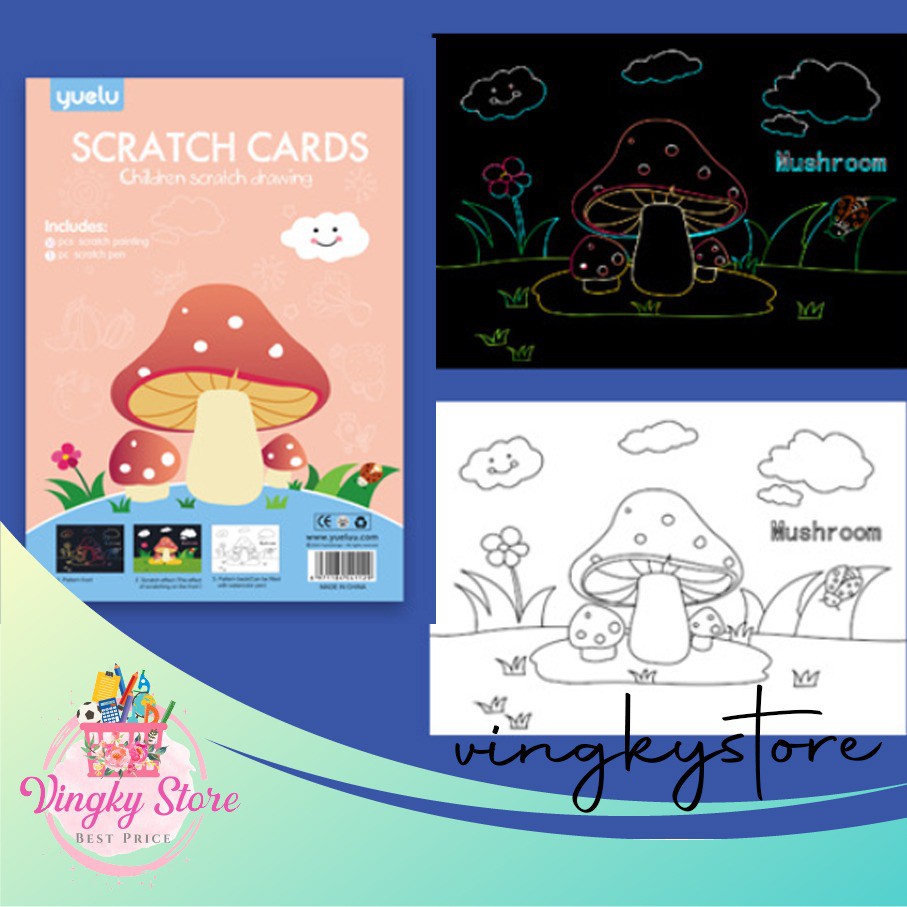 

Scratch Cards / Children Scratch Drawing Yuelu