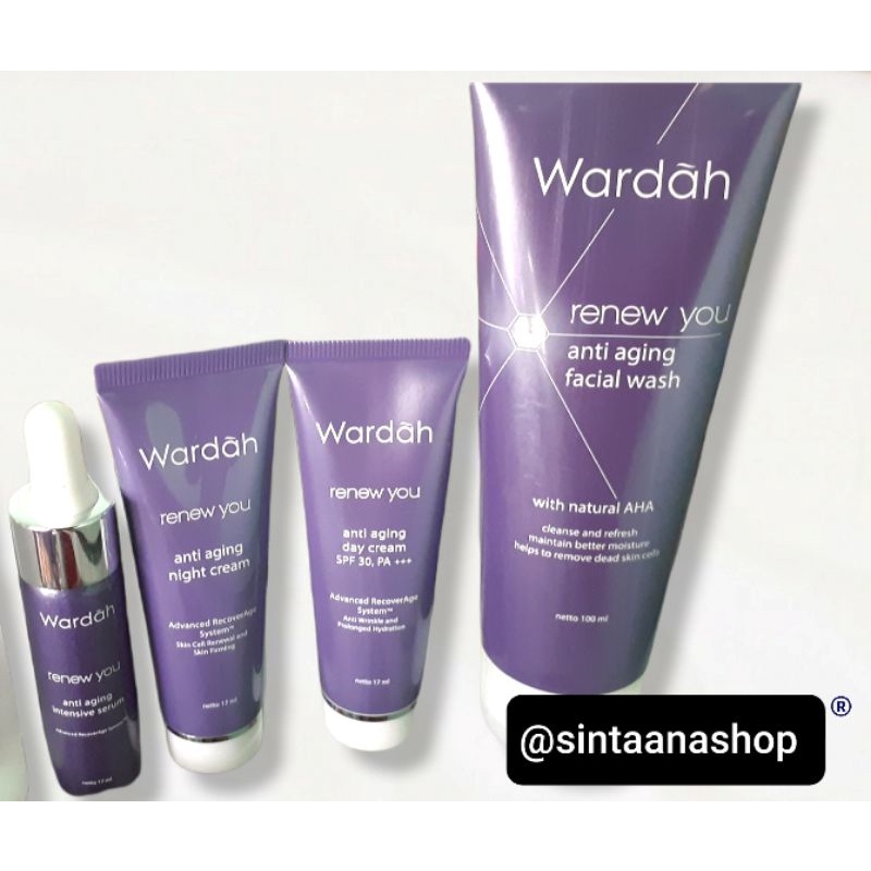 Paket Wardah Renew You/Wardah Renew You Series/Paket 4 in 1