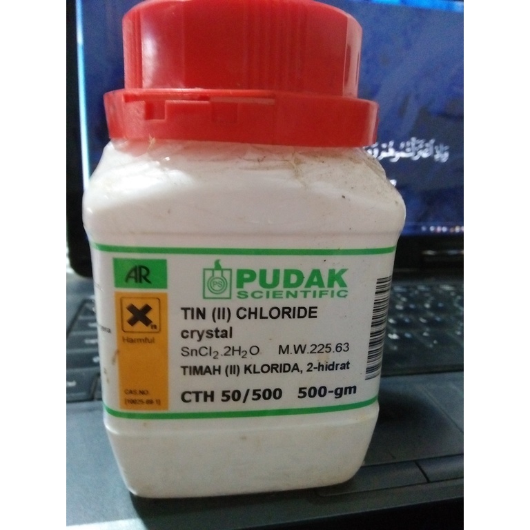 TIN (II) CHLORIDE/SnCl2 timah klorida 25gr