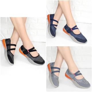  Sandal  Wedges Slip Wanita  Sendal Selop  Mulan  BAH 921  