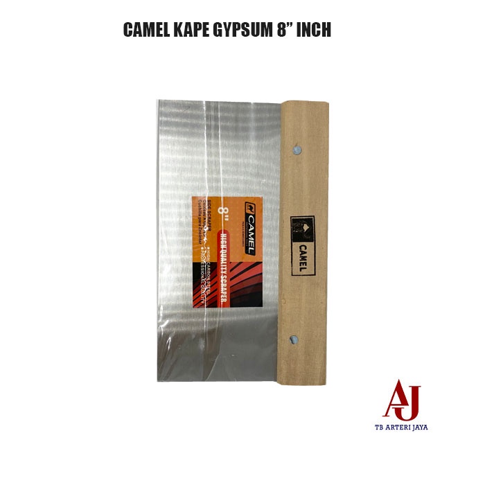 Kape Gypsum Skrap Scraper Gypsum 8 Inch Camel Plesteran Skrap Gipsum Kualitas Bagus