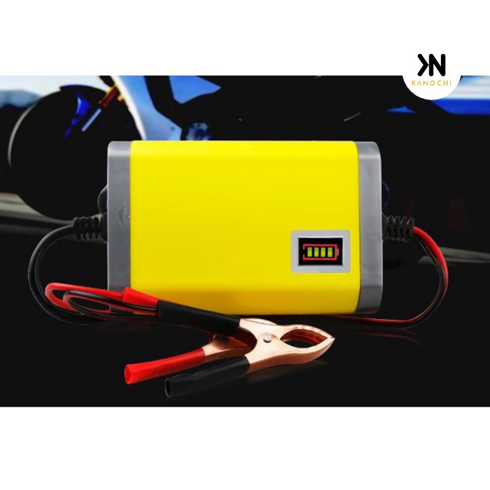 Charger Aki Portable 12V/2A Mobil Motor motorcycle battery charger