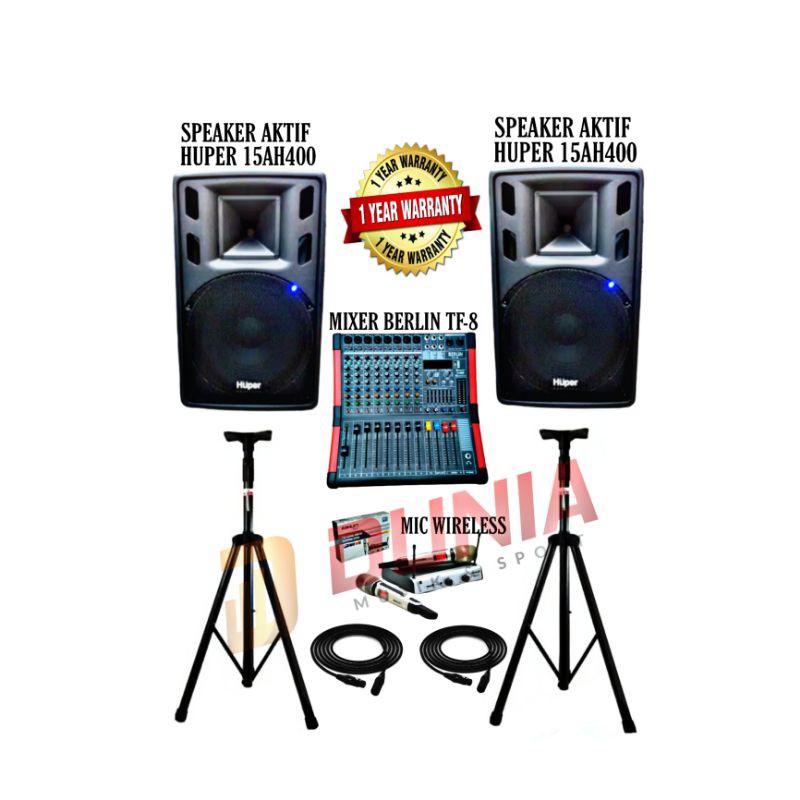 Paket SoundSystem Huper / Paket Meeting / Outdoor / Indoor XI