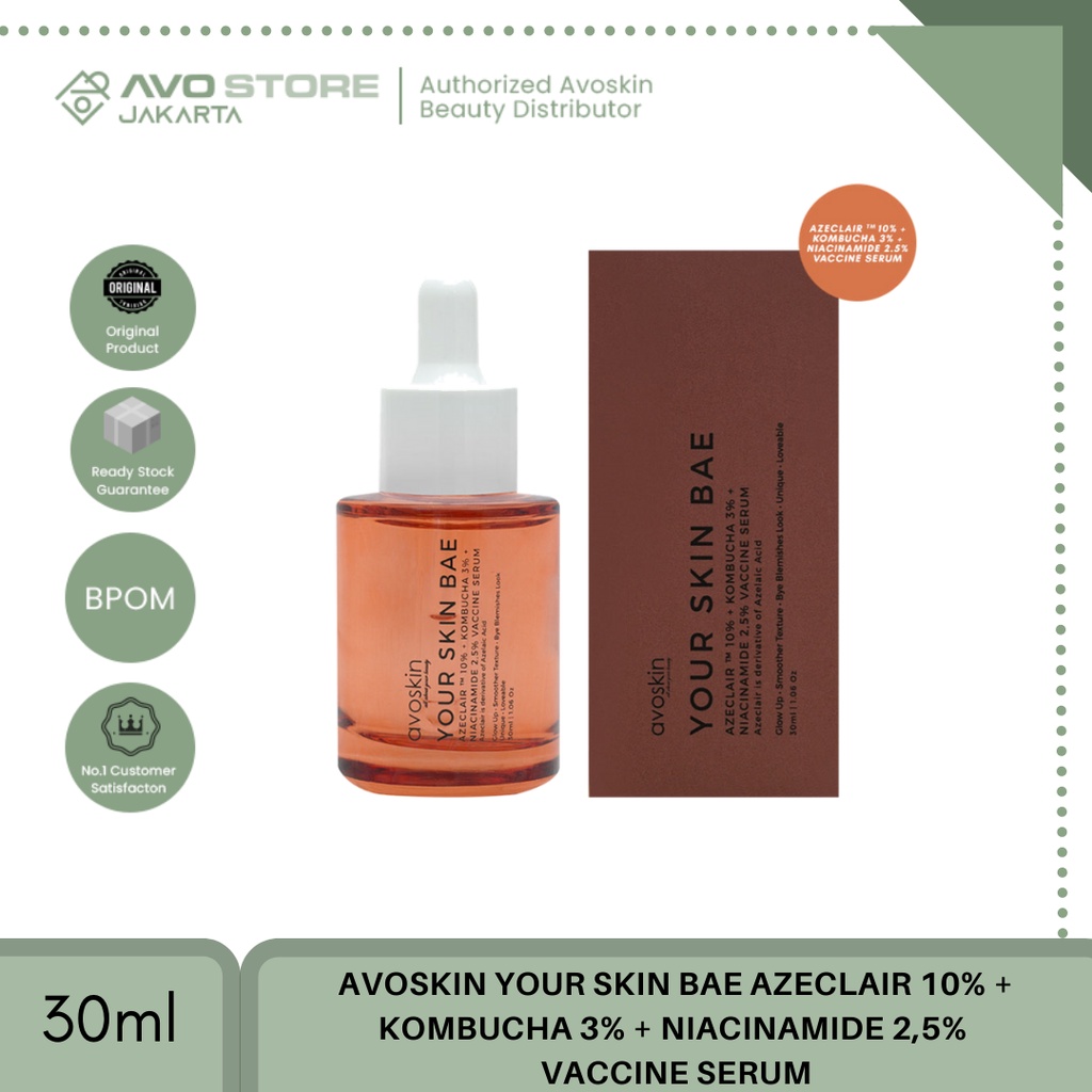 Avoskin Your Skin Bae Azeclair 10% + Kombucha 3% + Niacinamide 2,5% Vaccine Serum