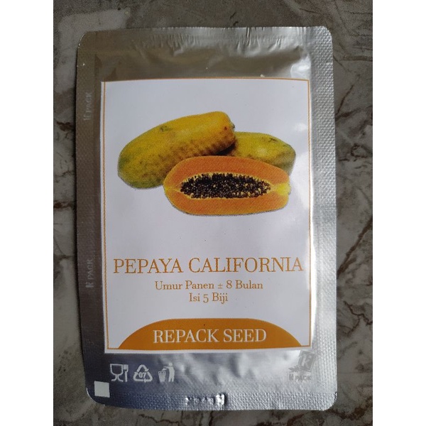 Biji Benih Pepaya California Kualitas Terbaik
