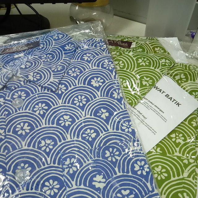 Kemeja Anak - Gaya Batik - Kemeja Atasan Batik  Anak Modern