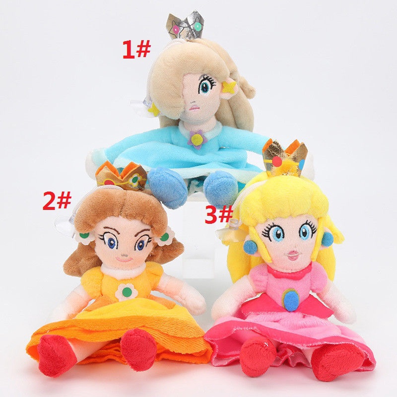 New Super Mario Bros. Princess Peach Daisy Rosalina Plush Doll Stuffed Toy 8&quot;