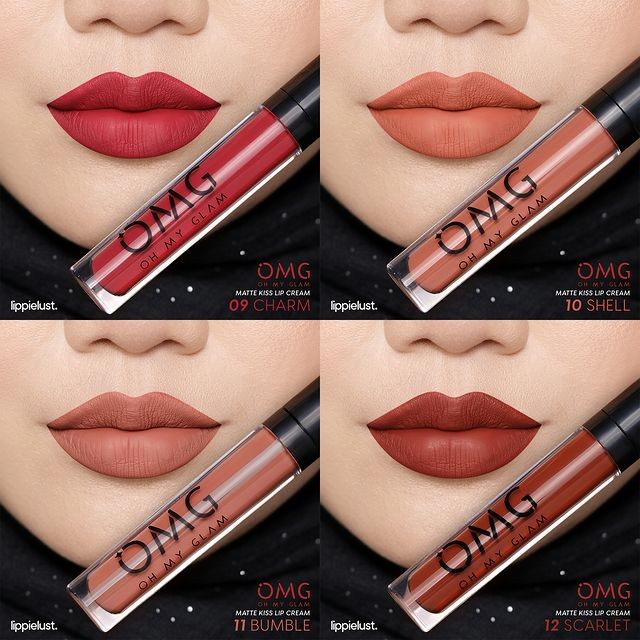 OMG Oh My Glam Matte Kiss Lip Cream / Cycle Of Love Edition