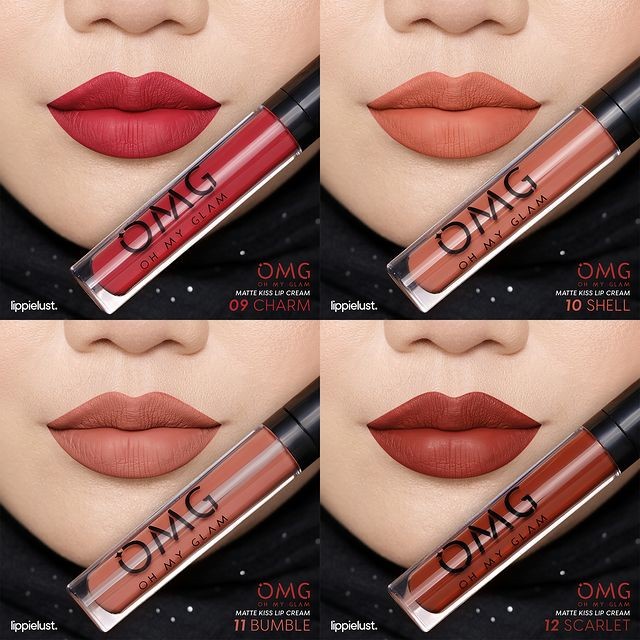 OMG Oh My Glam Matte Kiss Lip Cream / Cycle Of Love Edition