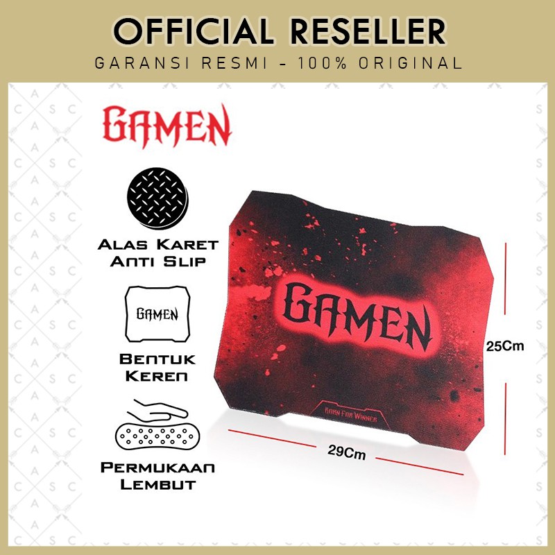 Gamen GP-X Anti Slip Smooth Surface Mouse Pad Gaming Mousepad Black