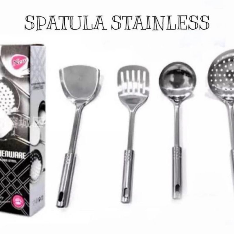 SPATULA STAINLESS, SPATULA SET, SPATULA ANTI KARAT