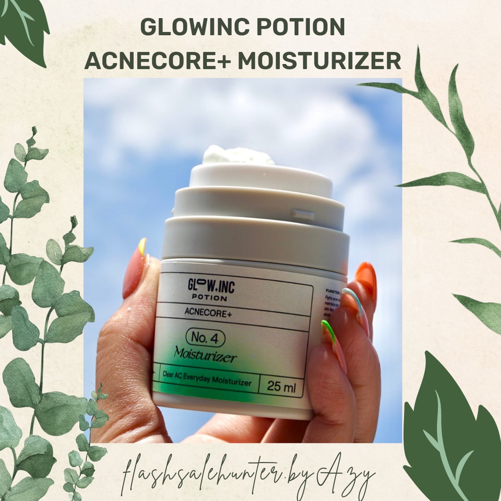 [Normal Price : 99k] GLOWINC POTION ACNECORE+ Clear AC Everyday Moisturizer 25 ml / oily acne prone 