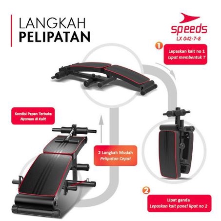 SIT UP BENCH Speeds PAPAN 2 in 1 Papan Situp