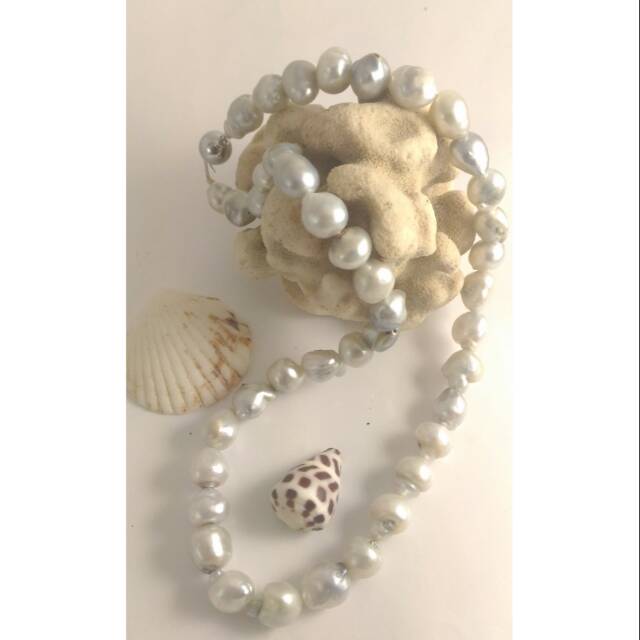Kalung mutiara lombok mutiara laut barok
