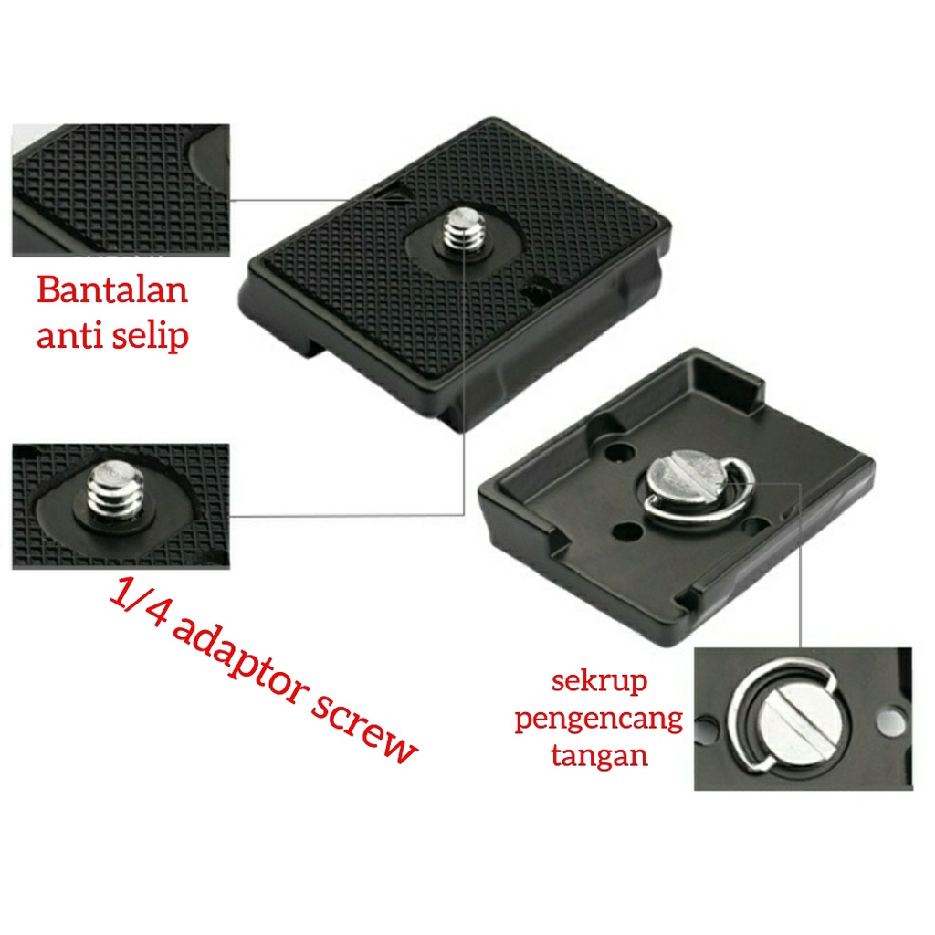 Quick Release Plate for Tripod Somita Papan besar A1 42 × 43mm