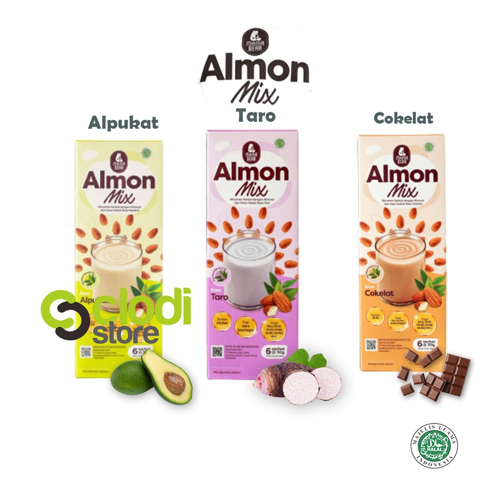 Jual Mamabear Almon Mix Susu Almond Katuk Asi Booster Pelancar Asi Asi Booster Penambah Asi 3022