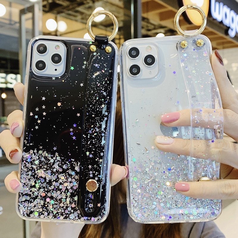 Glitter Grip Case ALL PHONE TYPES! Xiaomi 8 11 10 9t 10t Pro Redmi Note 4 5 6 7 Vivo S1 Oppo A12 A15