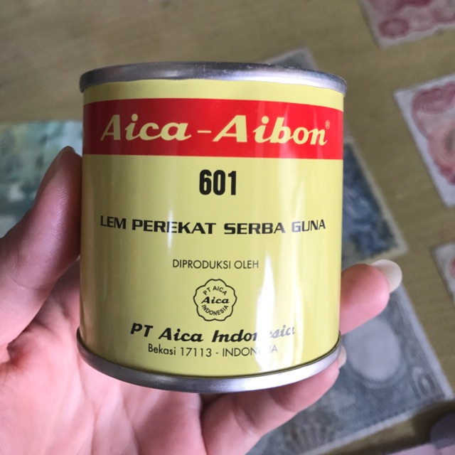 Lem Kuning Aica Aibon Lem Kulit Sepatu Sandal Triplek Karpet Lem Serba Guna Aica Aibon 70 Gr Shopee Indonesia