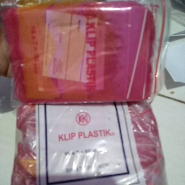 Palstik klip obat 10x7 pink