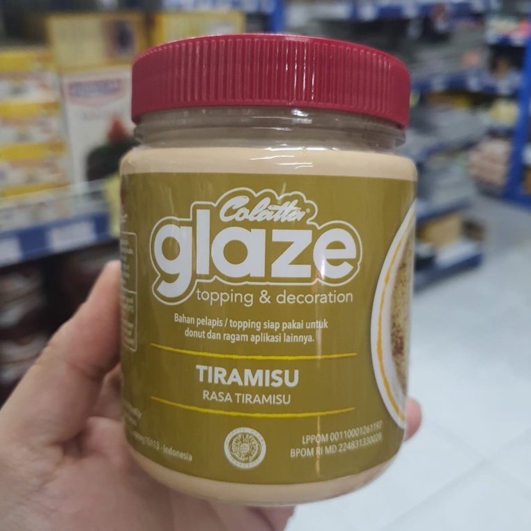 

colatta glaze tiramisu 250gr (KEMASAN ORI)