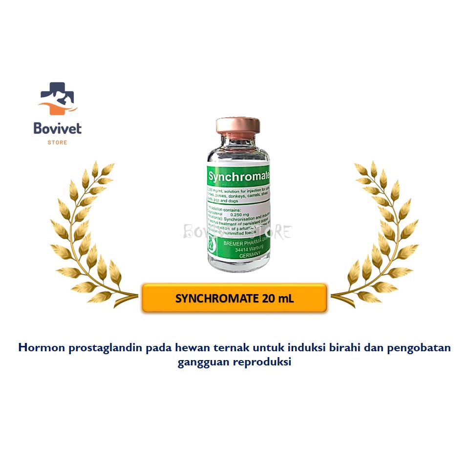 SYNCHROMATE 20 mL (=Lutalyse) | Hormon Ternak