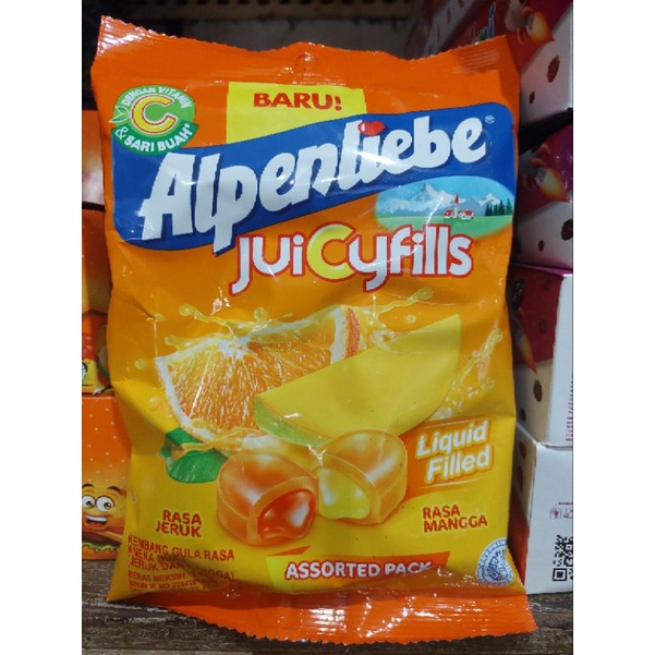 Alpenliebe JUICYFILLS mangga jeruk Juicy Fills