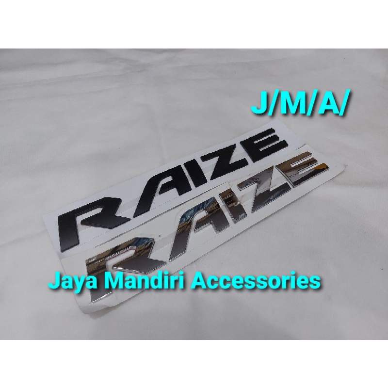 EMBLEM KAP MESIN RAIZE EMBLEM TOYOTA RAIZE