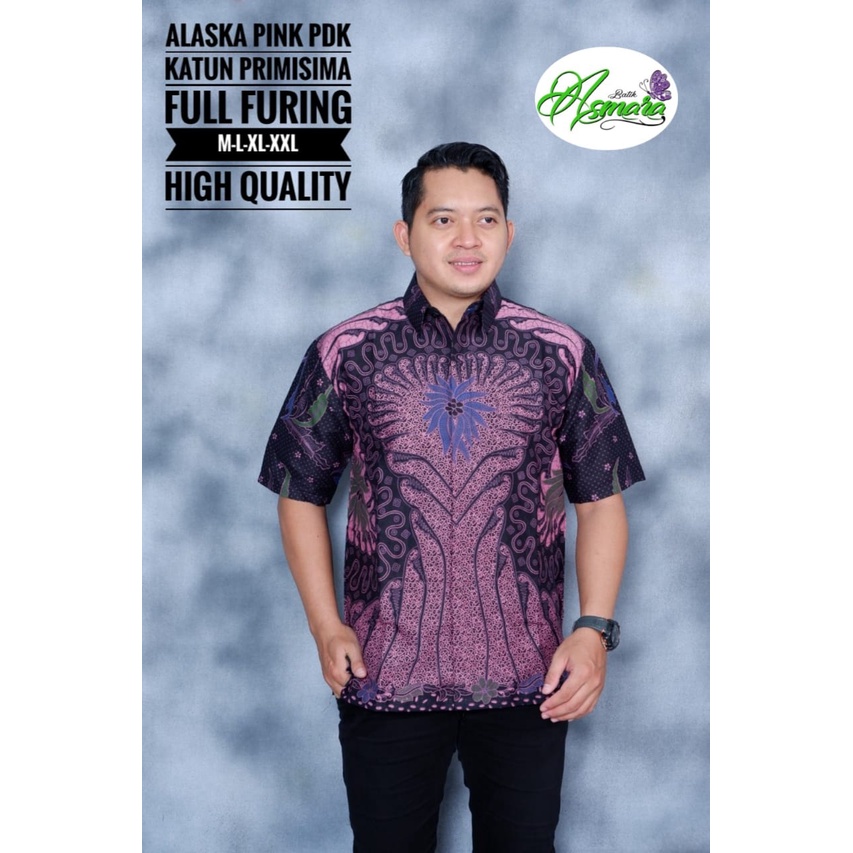 ALASKA PINK Atasan Kemeja Batik Pria Lapis Furing PREMIUM Lengan Pendek Batik Solo SUKET SEGORO JOGLO perwira mahesa jayanegara proboseto kuning rajasakti kanaya ASMARA kencono ungu dewawangsa ulu kamulyan permata biru peksi seling arieswara gurdo ijo