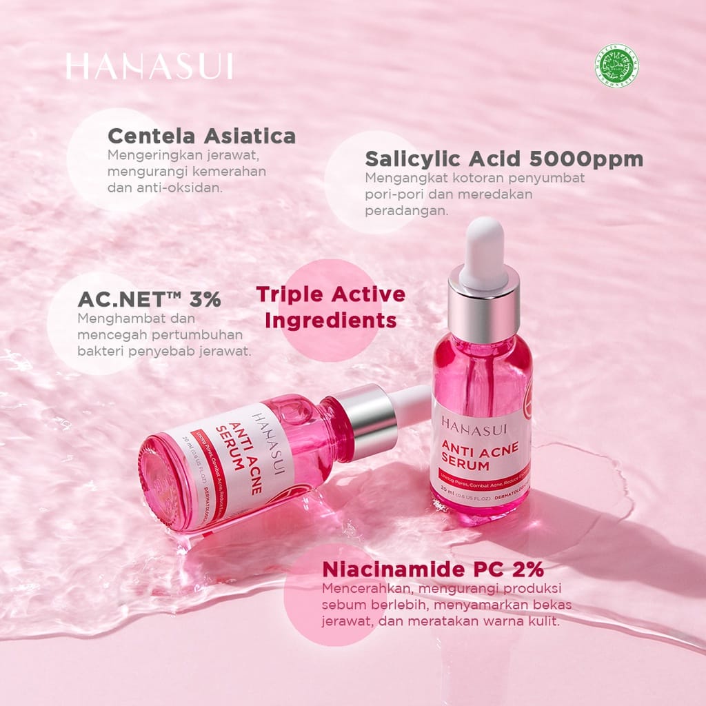 (BISA COD) Hanasui Anti Acne Serum