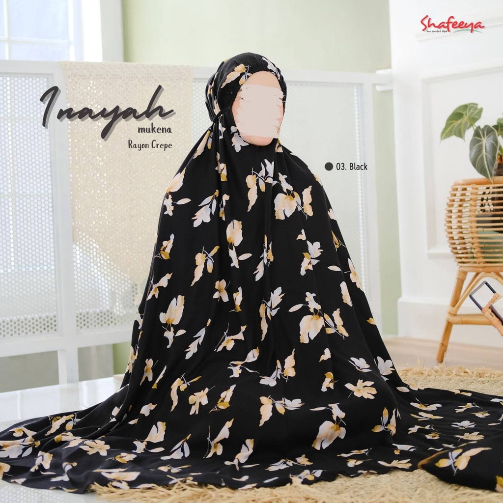 Mukena Rayon adem mukena inayah shafeeya, mukena bordir tasik