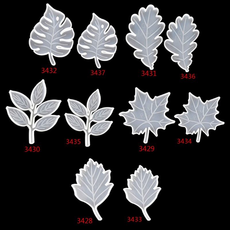 Siy Cetakan Resin Bentuk Daun Maple Bahan Silikon Untuk Kerajinan Tangan Diy