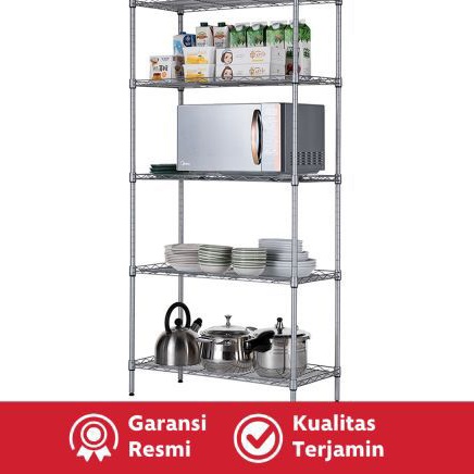 Krisbow Rak Besi Serbaguna 5 Tingkat