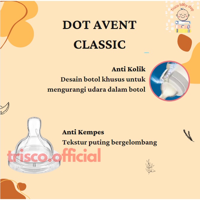 Dot untuk Botol Avent Classic dan Classic +