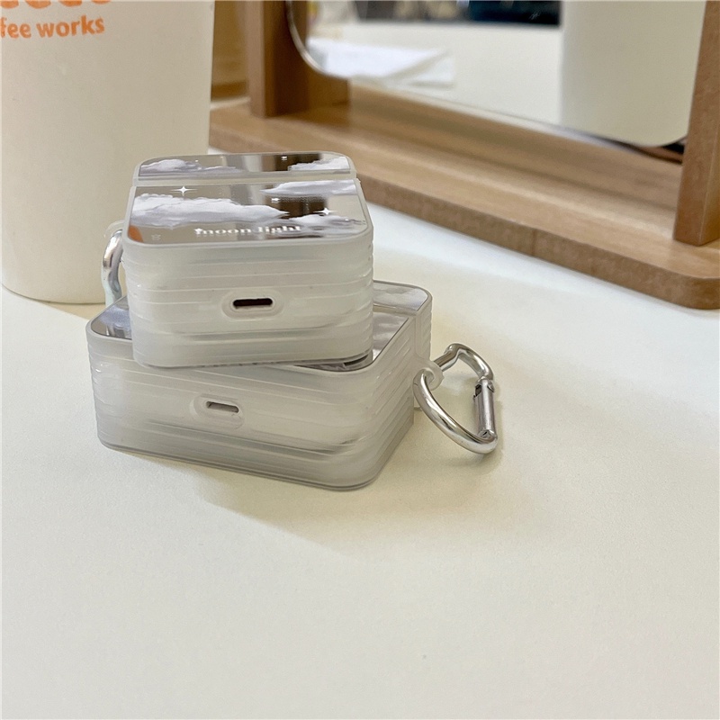 Soft Case Pelindung Earphone Anti Jatuh Motif Awan Putih Untuk Airpods 1 2 3 Pro 3