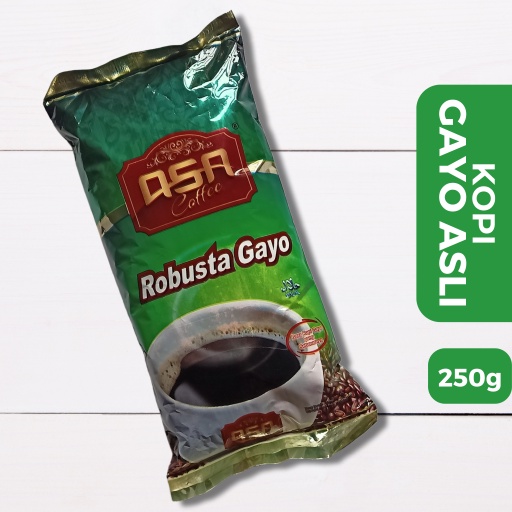 

Bubuk Kopi Robusta Aceh Gayo 250 Gram | Asa Coffee Takengon