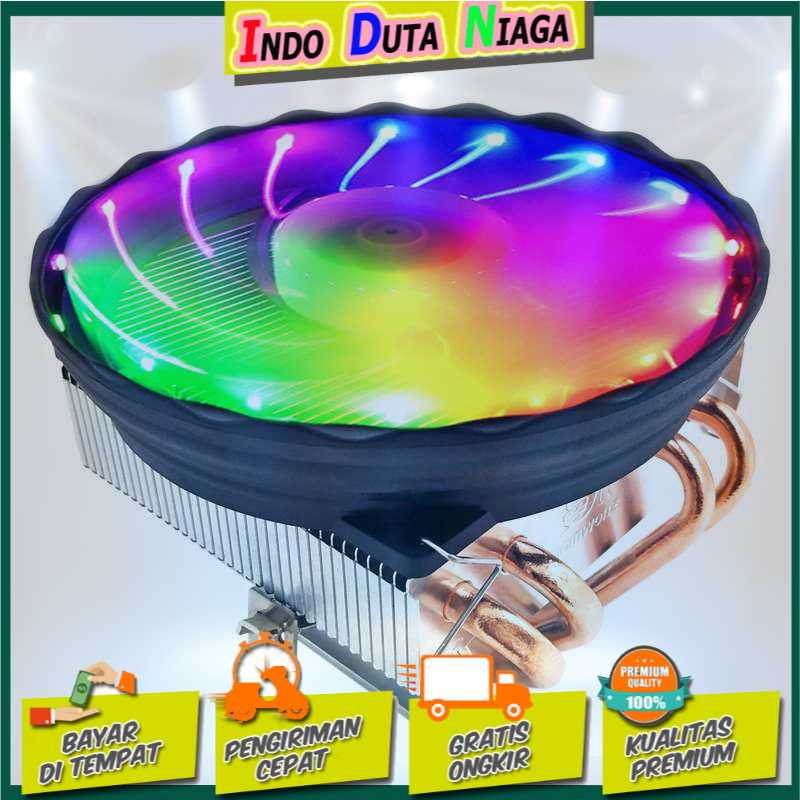 IDN TECH - Snowman CPU Heatsink 4 Heatpipe with 1 Fan 120mm - M400