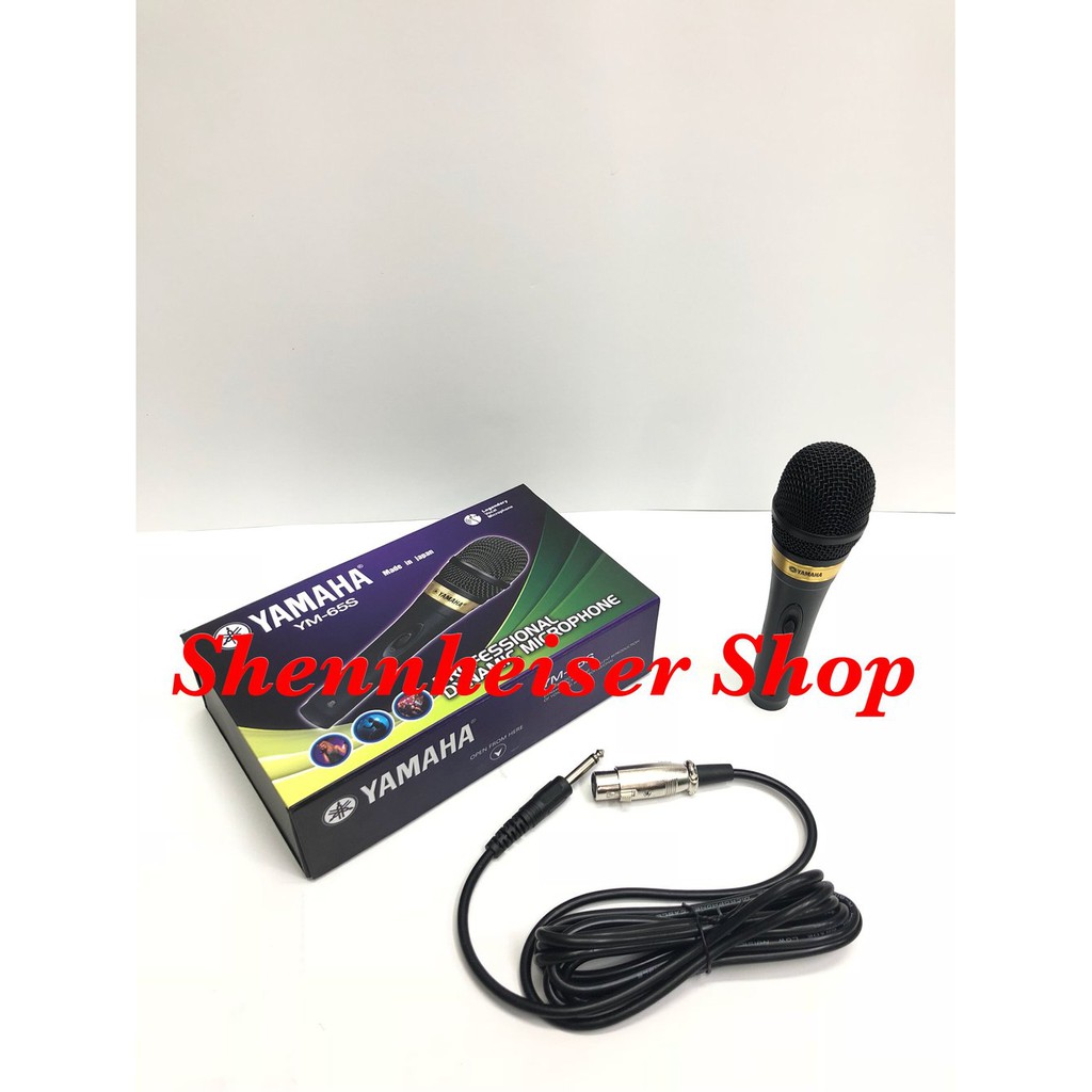 Promo  Microphone Kabel Yamaha YM 65S Mic Karaoke Bergaransi